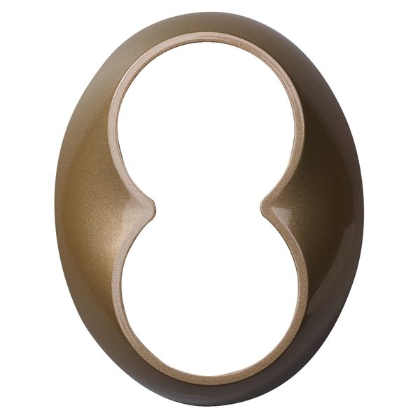 Renova - frame - double socket outlet - bronze image 3