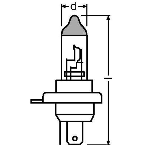 64193ULT-01B 60/55W 12V P43T BLI1DKOSRAM image 2