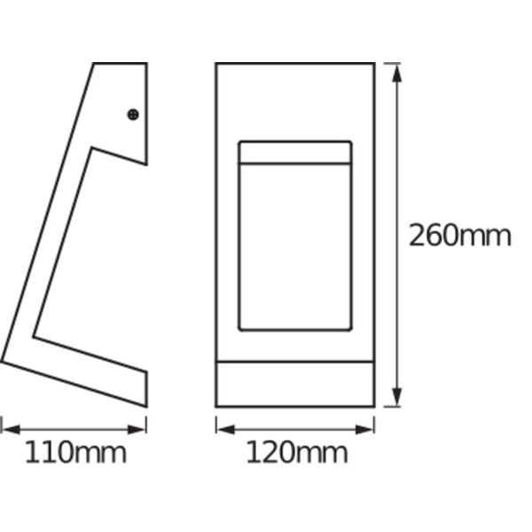 ENDURA STYLE EDGE Wall updown 7W image 3