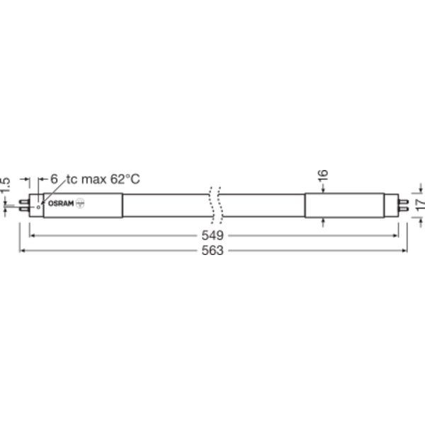 SubstiTUBE TUBE T5 HF 7 W/6500 K 549 mm image 8