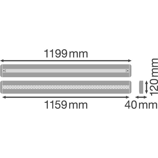 LINEAR IndiviLED® DIRECT/INDIRECT GEN 1 1200 42 W 3000 K DALI image 4