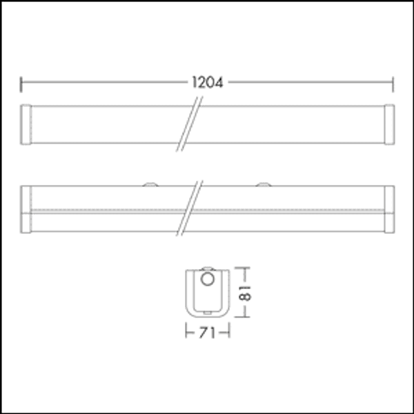 IP40 LED batten image 9