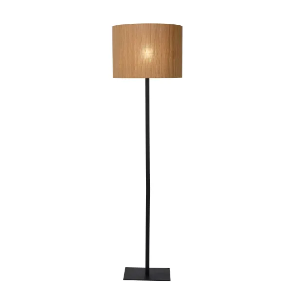 MAGIUS Floorlamp Rattan E27/40W H160 Blackt/nature image 1