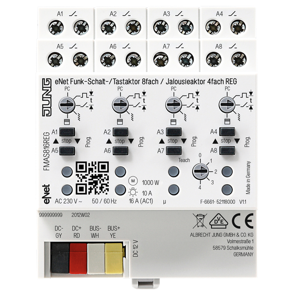 ENet push-button standard 1-gang FMCD1700LG image 3