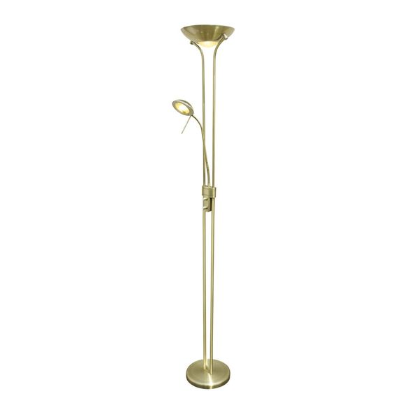 Lampa LED Floor Lamp 18W+5W 3000K Antique Brass image 1