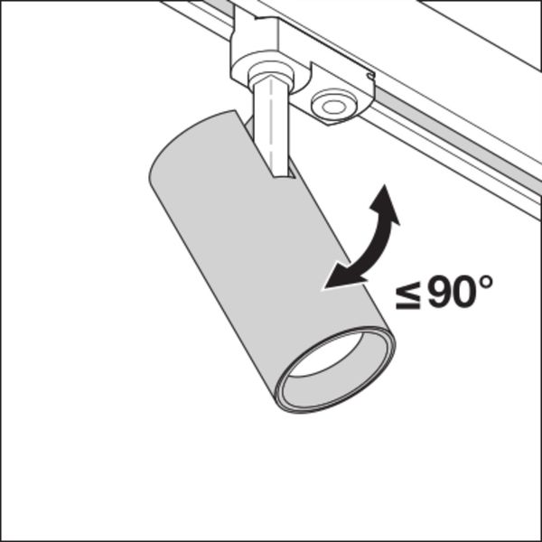 TRACKLIGHT SPOT D95 55W 55 W 3000 K 90RA NFL GY image 17