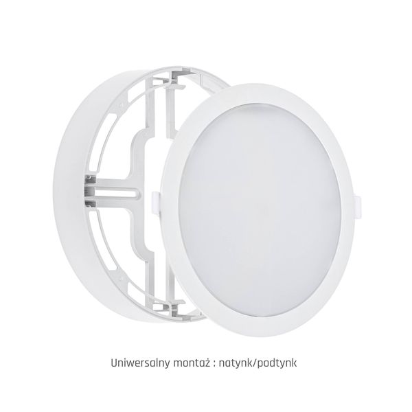 ALGINE 2IN1 SURFACE-RECESSED DOWNLIGHT 18W 1820LM WW 230V IP20 ROUND image 20