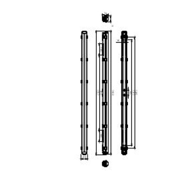 Ledinaire waterproof EcoSet, 50 W, L1500 mm, 6800 lm, 4000 K, EcoSet, Symmetrical, Opal, IP65, IK08 image 2