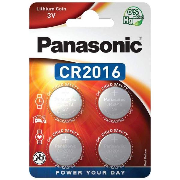 PANASONIC Lithium CR2016 BL4 image 1