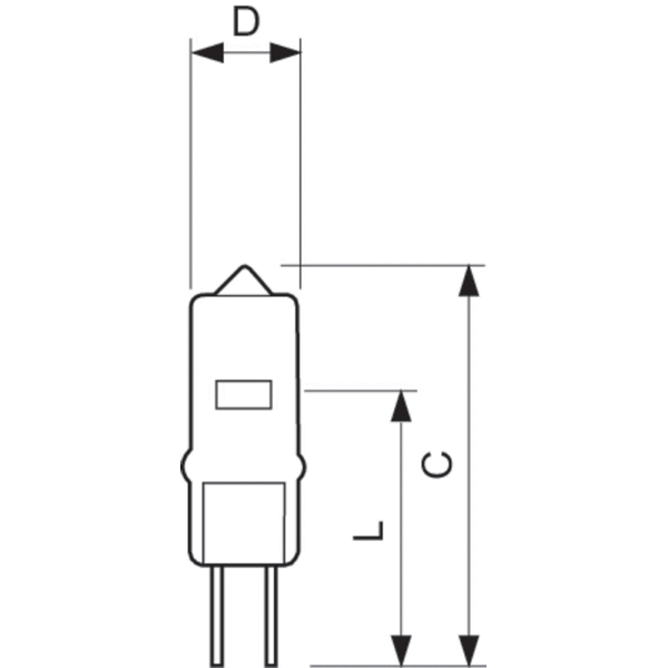 Caps OV 22.0W G4 12V 1CT/49 image 2