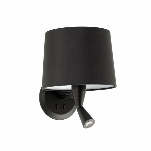 CONGA BLACK READER WALL LAMP BLACK LAMPSHADE ø215* image 2