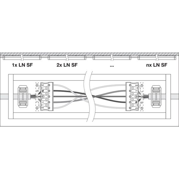 LINEAR SURFACE IP44 1200 P 32W 830 WT image 18