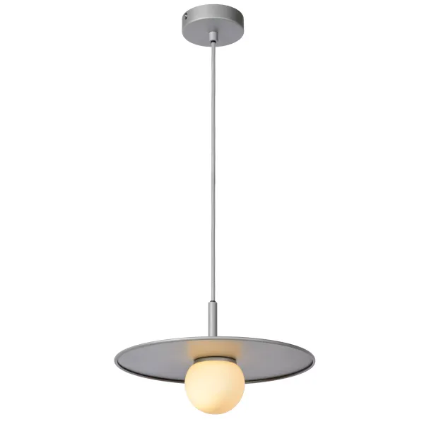 Lucide TOPHER - Pendant light - Ø 30 cm - 1xG9 - Satin Chrome image 1