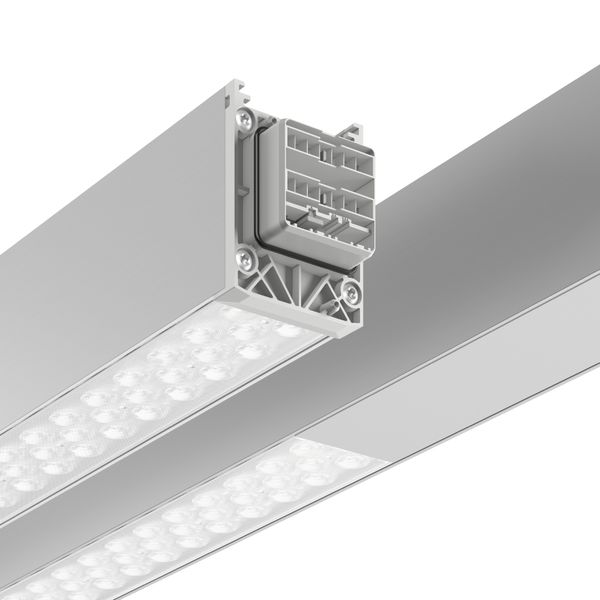 LINEDO, 40 W, 6650 lm, 840, aluminium, on/off Continuous line luminair image 1