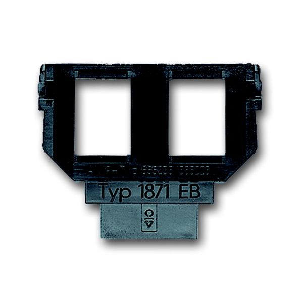 1871 EB Flush Mounted Inserts Data communication Anthracite image 1