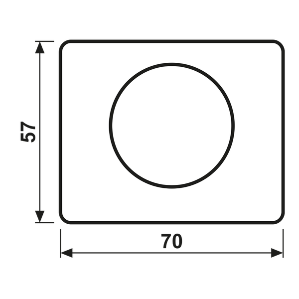 Afdekking draaidimmer SL500 alpine wit image 5