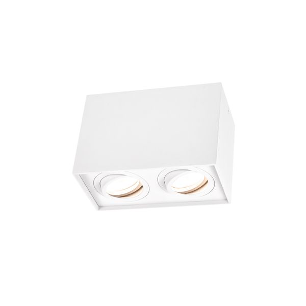 CHLOE DUO 2XGU10 IP20 rectangle white regulated eye image 8