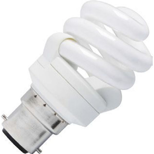 Ba22d CFL T3 Full Spiral 47x103 230V 870Lm 14W 2700K 10Khrs image 1