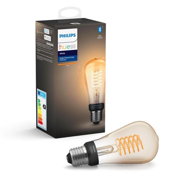 Philips HueW 7W Fil ST64 E27 EUR image 2