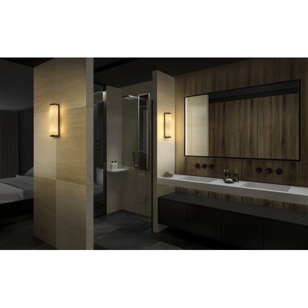 Bathroom Wall Luminaire IP44 E14 320mm E14 Black image 10