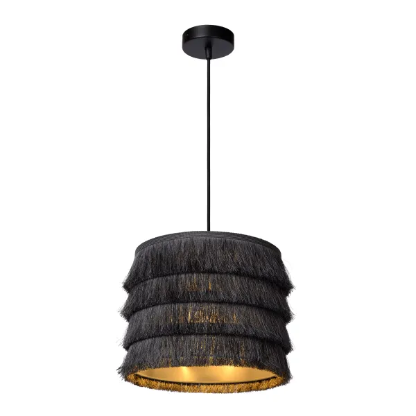 Lucide EXTRAVAGANZA TOGO - Pendant light - Ø 25 cm - 1xE27 - Grey image 1