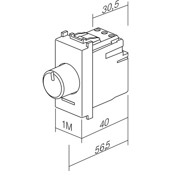 Dimmer LED RLC 0-60W 1M, black image 4