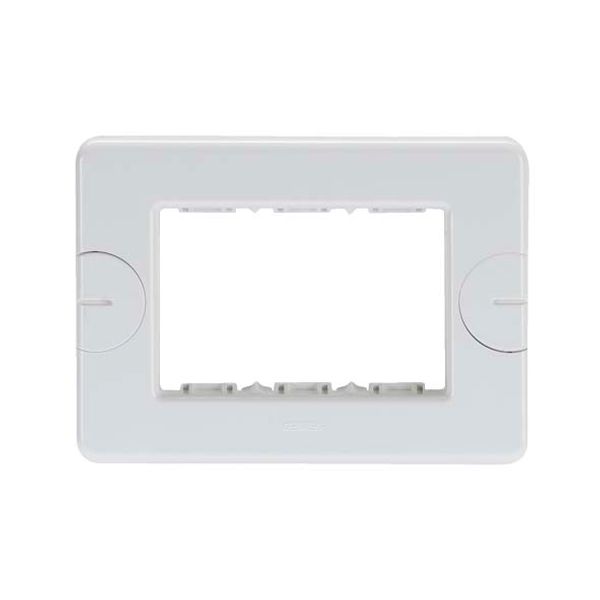 COMPACT PLATE - SELF-SUPPORTING - 4 GANG - CLOUD WHITE - SYSTEM image 2