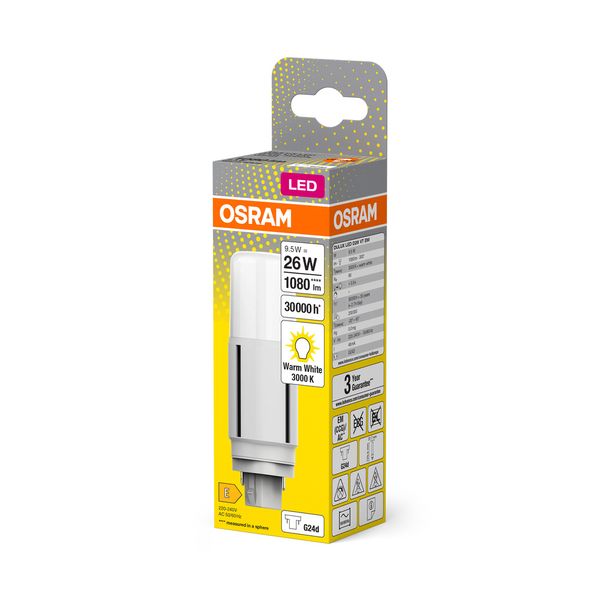 OSRAM DULUX LED D VT EM & AC MAINS 9.5W 830 G24D image 10