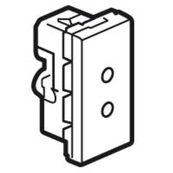 Socket outlet Mosaic - German std - 2P ELV screw terminal - 1 mod.antimicrobial image 1