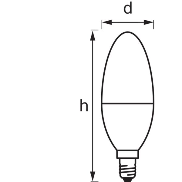 SMART+ WiFi Candle Dimmable 40 4.9 W/2700 K E14 image 5