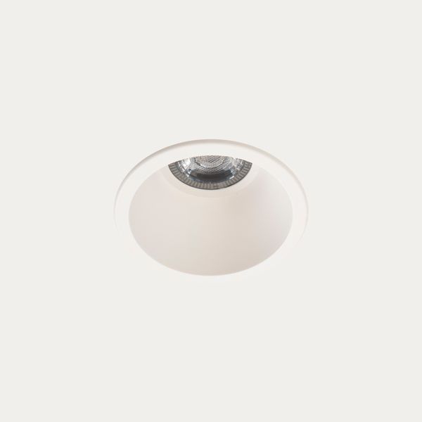 Downlight Lite ø88mm 6.7W LED warm-white 2700K CRI 80 32º PHASE CUT White IN IP20 / OUT IP54 617lm image 1