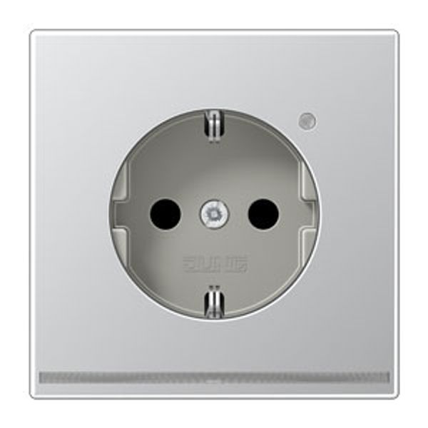 Schuko socket with LED pilot light AL1520-OLNW image 3