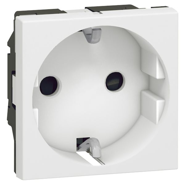 Multi-support single socket Mosaic - German std - 2P+E automatic term. - 2 mod. image 1