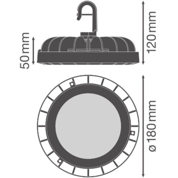 HIGH BAY COMPACT 83W 865 110DEG IP65 image 19