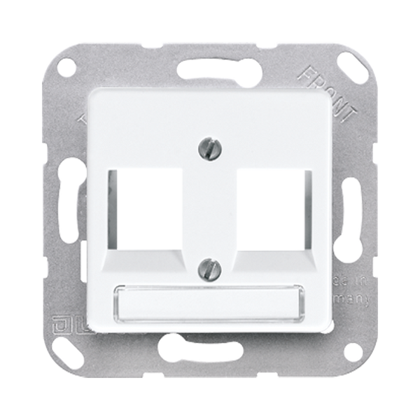 Centre plate for modular jack sockets 169-2NFWEWW image 2