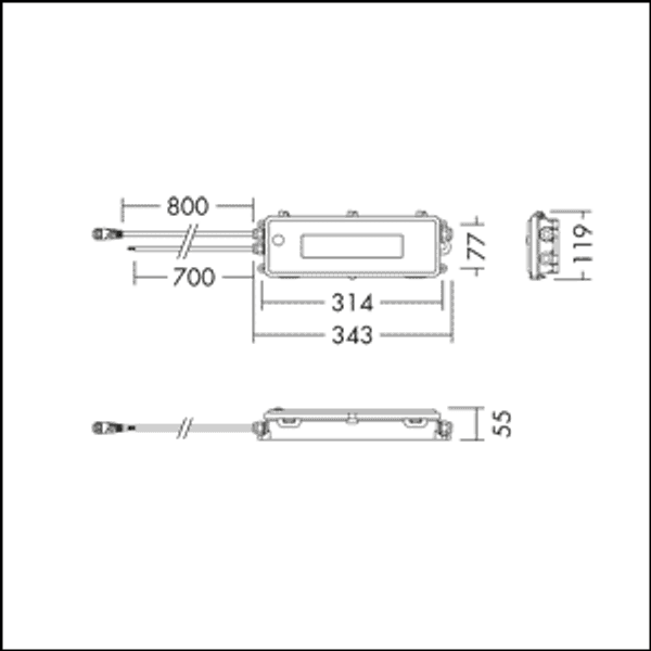 IP65 LED high-bay luminaire E3 Kit image 2