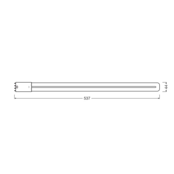 DULUX LED L HF & AC MAINS V 25W 830  2G11 image 8