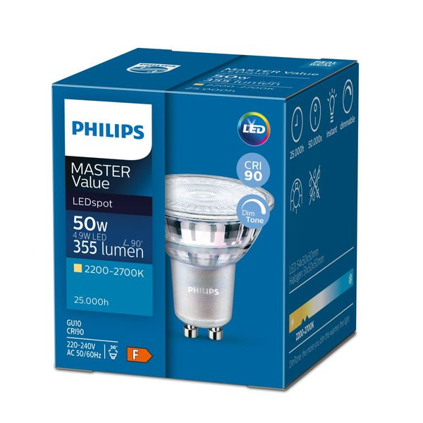 MAS LED spot VLE D 4.9-50W GU10 927 60D image 5