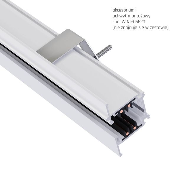 SPS Recessed trackline 3F 1m, white  SPECTRUM image 15