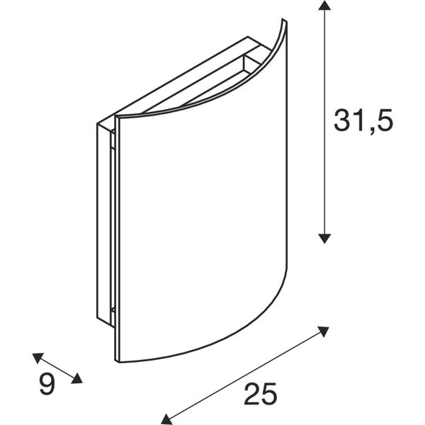 LED SAIL WL, 3000K, white, IP54 image 3