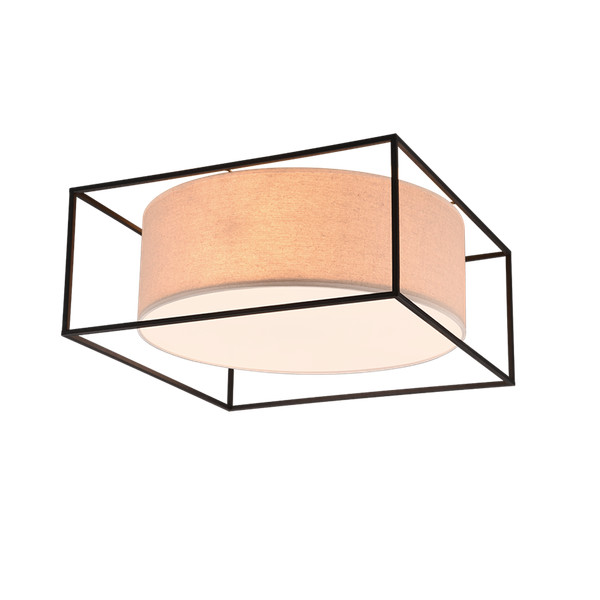 Ross ceiling lamp 50x50 cm E27 beige image 1