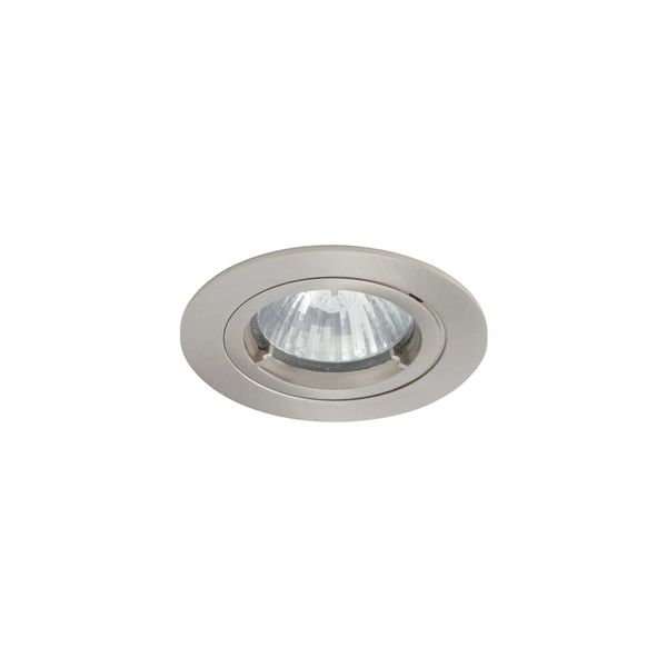 Twistlock GU10 IP44 Die-Cast Downlight Satin Chrome image 1