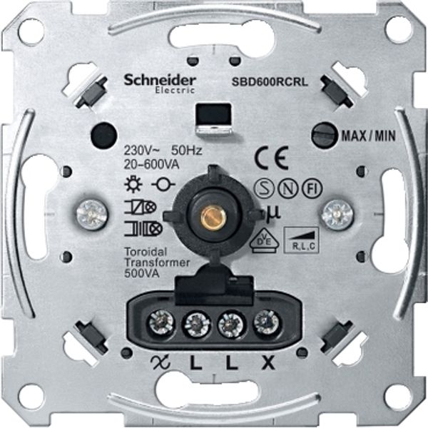 Universal rotary dimmer insert, 20-600 W/VA image 2