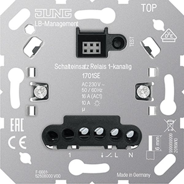 Relay switch insert 1-channel 1701SE image 2