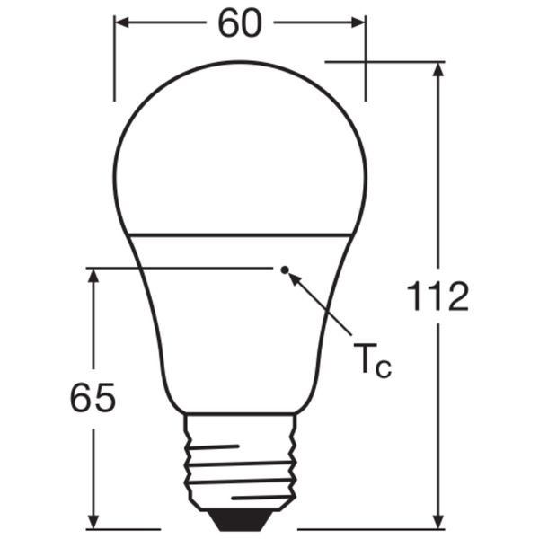 LED CLASSIC A DIM P 10.5W 827 Frosted E27 image 6