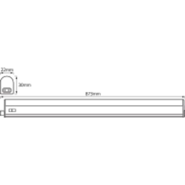 LED SWITCH BATTEN 900 mm 10 W 4000 K image 4