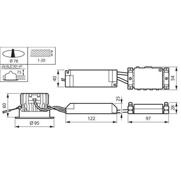 RS151B  LED12-WB-/840 D78 PSD PI10 WH image 2