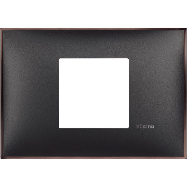 CLASSIA - cover plate 2P centered black nickel image 1