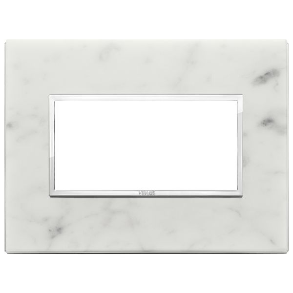 Plate 4M stone Carrara white image 1