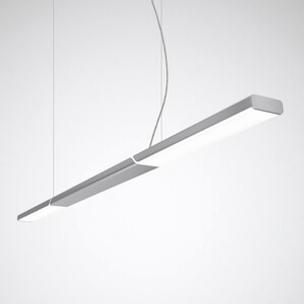 Suspended luminaires Parelia Prisms Aluminium ETDD 79W 13700lm Wide reduced glare UGR19 (W19) IK02 3 SDCM image 1